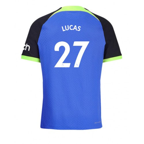 Tottenham Hotspur Lucas Moura #27 Bortedrakt 2022-23 Kortermet Tottenham Hotspur Lucas Moura #27 Bortedrakt 2022-23 Kortermet